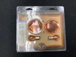 Harley-davidson Front Turn Signal Trim Ring Bullet 69758-05. Fixed Price $71.25.