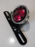 Harley Bobber Tail Lamp W/ Brushed Chrome Bezel Vintage Style Midusa 11261. Fixed Price $10.00.
