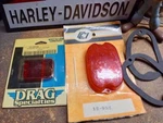 Harley Cci 12-952 Red Plastic Tail Lamp Lens Baron Chopper Fxr Sportster Gasket. Fixed Price $41.97.