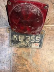 Bridgestone Gto Gtr 350 Tail Light / Brake Bracket Vintage Michigan Plate. Fixed Price $49.99.