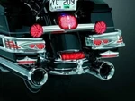 Kuryakyn Chrome Aerion Lightbars '97-UP Touring Harley 7766. Fixed Price $225.00.