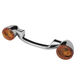 Biker's Choice Rear Turn Signals And Bar - Chrome Amber Lens 161800. Fixed Price $206.36.