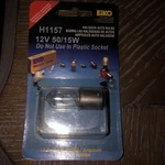 Eiko Halogen Taillight Brake Bulb (1) H1157-BP 12V50/15W New. Fixed Price $12.00.