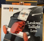 Nib Custom Chrome Harley Davidson "laydown" Taillight Lens / - New. Fixed Price $11.99.