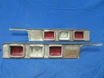 64 Dodge Polara Pair Potmetal Taillight Housing Bezel Mopar 2424314 2424315. Fixed Price $229.95.