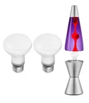 2-PACK 100W Lava Lamp Bulb, R20 Reflector E26 Base, 120V Light. Fixed Price $25.03.
