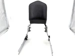2005 Harley Dyna Fxd Super Glide Oem Rear Sissy Bar W/ Backrest Cushion Pad Torn. Fixed Price $99.00.