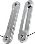 Alloy Art Led Front Signal Lights Clear Lens/amber Chrome SGFS-1 Harley Davidson. Fixed Price $218.95.