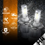 H4 9003 HB2 488W 48800LM Cree Led Conversion Headlight Kit Hi/low Beam 6000K. Fixed Price $16.21.