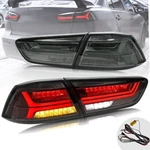 Customized Smoked Led Tail Lights With Sequential Turn Sig. For 08-17 Lancer. Fixed Price $161.49.