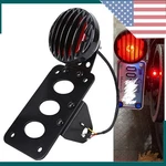 For Harley Chopper Bobber Tail Light Side Mount License Plate Bracket Motorcycle. Fixed Price $28.99.