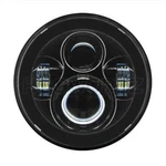 Hogworkz Blackout 7" Led Harley Daymaker Style Headlight 94-19 Flh/t Flst. Fixed Price $233.98.