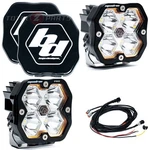 Baja Designs Squadron 2.0 Pro Led Pair Spot Pod Lights, Wiring, Rock Guards. Fixed Price $509.85.