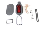 Replica Black Tombstone Style Tail Lamp Assembly For Harley Davidson By V-twin. Fixed Price $201.89.