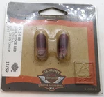 75154-00 Harley-davidson Red Wedge Gauge Light Bulbs (set Of 2) 12V/.24A. Fixed Price $12.83.