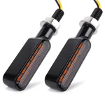 2X Flowing Led Motorcycle Turn Signals Blinker Indicator Tail Lights Amber. Fixed Price $11.99.