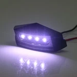 Led License Plate Lights Rear Clear White Black Case For All Motorcycle. Fixed Price $31.52.