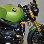 New Rage Cycle Front Turn Signals Black For 14+ Bmw Nine R9T-FB. Fixed Price $124.56.