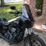 15" Front Fairing Windshield Kit For Harley T-sport Club Style Dyna Super Glide. Fixed Price $129.43.