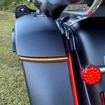 Custom Dynamics Smoke Low Profile Bagz Saddle Lights Indian Touring 19-UP. Fixed Price $199.95.
