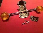 1981 Honda CM400T Chrome Oem Rear Back Tail Light Mount Bracket W/ Turn Signals. Fixed Price $54.50.