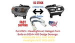 2014+ Hid Dodge Durango To 2021 Headlight W/hal Turn Bulb Conversion Cables. Fixed Price $109.99.