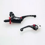 Asv Black F4 Offroad Shorty Clutch + Brake Lever Pro Pack For Suzuki RM100 2003. Fixed Price $225.00.