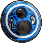 Letric Lighting Co. 7" Led Headlight W/ Mount Adapter Blue LLC-CC-7B. Fixed Price $198.95.