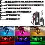 6PCS Motorcycle Led Light Kits Strips Wireless Rf Remote Control Waterproof R.... Fixed Price $41.91.