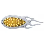 39 "inferno" Auxiliary Light With Flame Bezel - Amber Led/chrome Lens. Fixed Price $39.99.