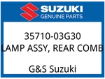 Suzuki Oem Part 35710-03G30 Lamp Assy, Rear Comb. Fixed Price $54.16.