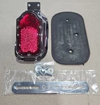 Mid-west 8-56 Tombstone Chrome Taillight For 47-54 Models And Custom. Fixed Price $55.00.