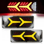 Pair 76LED Truck Tail Brake Sequential Flowing Turn Signal Trailer Light. Fixed Price $24.95.