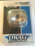 Drag Specialties Clear Laydown Tail Light Lens 2010-0046. Fixed Price $35.00.