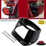 Black Led Rear Light Collar Cover For Harley Dyna Heritage Softail Flstc. Fixed Price $18.86.