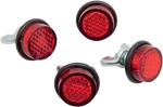 Chris Products License Plate Reflectors Pack Red CH4R. Fixed Price $5.00.