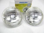 (2) Philips 4411-1C1 Sealed Beam Headlight Headlamp Bulbs 12V 35W. Fixed Price $34.99.