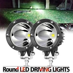 2X4" 80W Round Led Hyper Spot Off Road Driving Work Headlights Pods 6500K. Fixed Price $59.30.