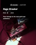 Rage Breaker Triple Pedal Donner X Miyavi Analog Overdrive Fuzz Boost. Fixed Price $119.99.