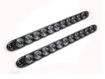 Two - 15" Low Profile Red Clear Led Stop Turn Tail Lights Trailer Truck Usa. Fixed Price $27.25.