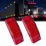 2PCS 5.8" 21-LED Side Marker Lights 3-IN-1 Sequential Turn Signal, Red. Fixed Price $28.70.