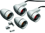 Kuryakyn Deep Dish Bullet Turn Signal Kit For Harley Davidson - Fits Various. Fixed Price $314.99.