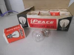 Nos Peace Auto Lamps Bulbs Type RP-35 6V Cp 25/25W Base P-15-D 5655K Qty 10. Fixed Price $19.98.