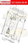 Yamaha Damper 237-83523-00-00 Oem New. Fixed Price $19.00.