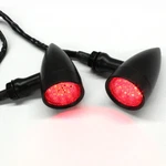 Red Led Turn Signals Tail Lights Bullet For Harley Xl Sportster 1200 883 Custom. Fixed Price $21.09.