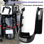 Black Abs Rear Fender Fascia Extension Filler Panel For Harley Road Street Glide. Fixed Price $53.98.