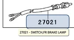 Kawasaki 1973-2001 KE100 KM100 Brake Lamp Switch 27021-004. Fixed Price $36.46.