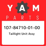 1D7-84710-01-00 Yamaha Taillight Unit Assy 1D7847100100, New Genuine Oem Part. Fixed Price $720.00.